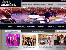 Tablet Screenshot of grandband.com